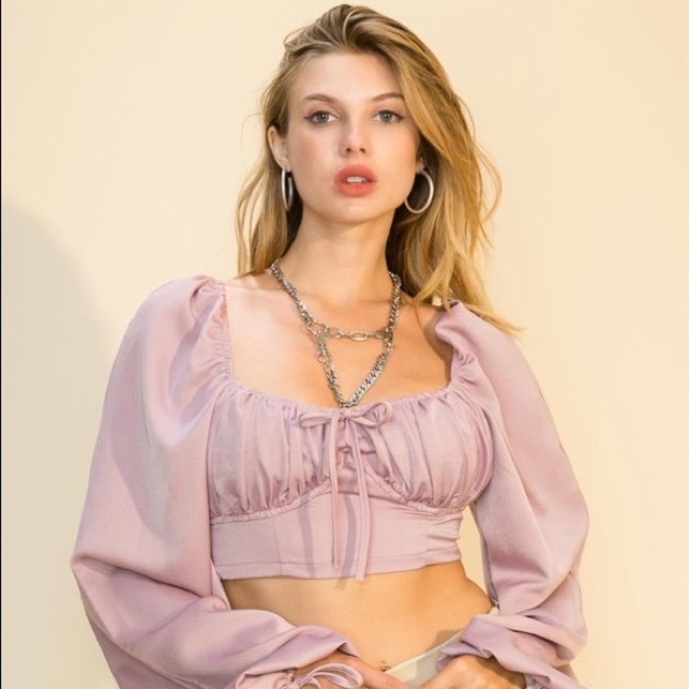 Tie Front Crop Top